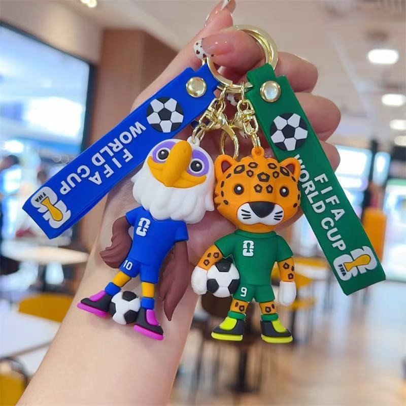 2026 World Cup Mascot Keychain