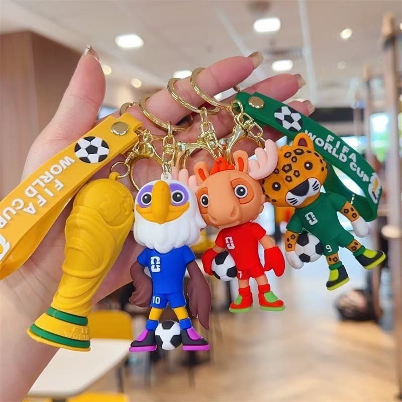2026 World Cup Mascot Keychain