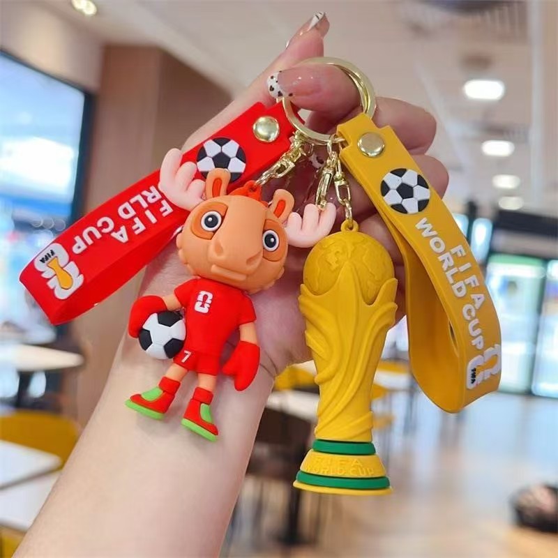2026 World Cup Mascot Keychain