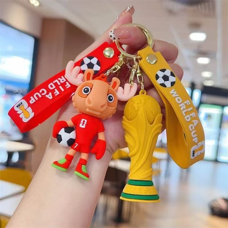 2026 World Cup Mascot Keychain