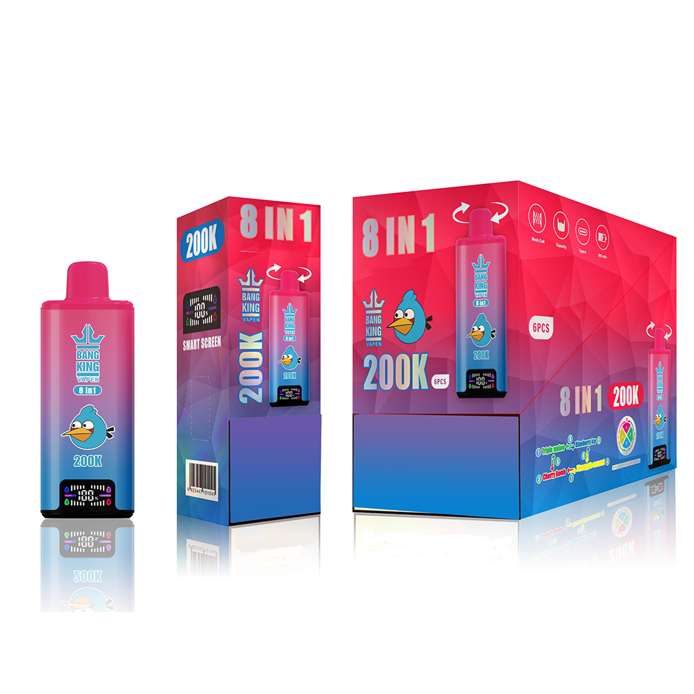 BANG king 8 in 1 Style 200K Puffs Disposable Vape