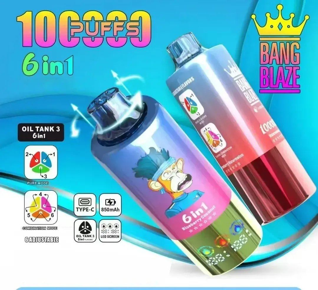 Bang Blaze 100K Puffs 6in1 Disposable Vape-kamryvape