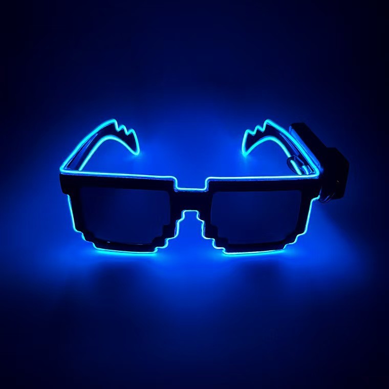 LED Neon Glow Glasses (Wireless) – Perfect for Parties, EDM Festivals, Halloween & Christmas