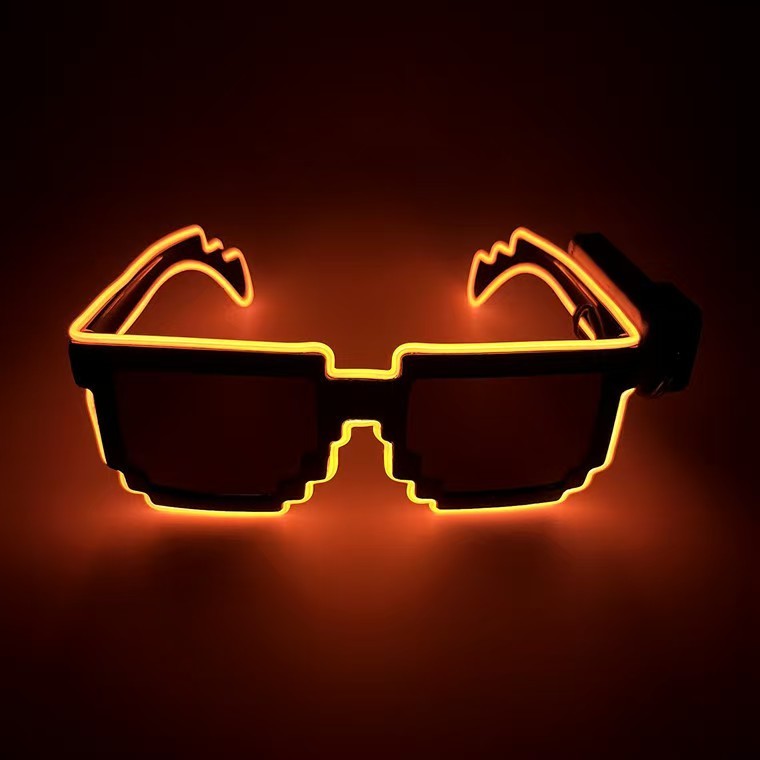 LED Neon Glow Glasses (Wireless) – Perfect for Parties, EDM Festivals, Halloween & Christmas