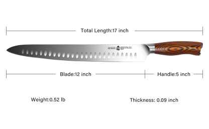 Fiery Phoenix 12" Slicing Knife-TUO Cutlery