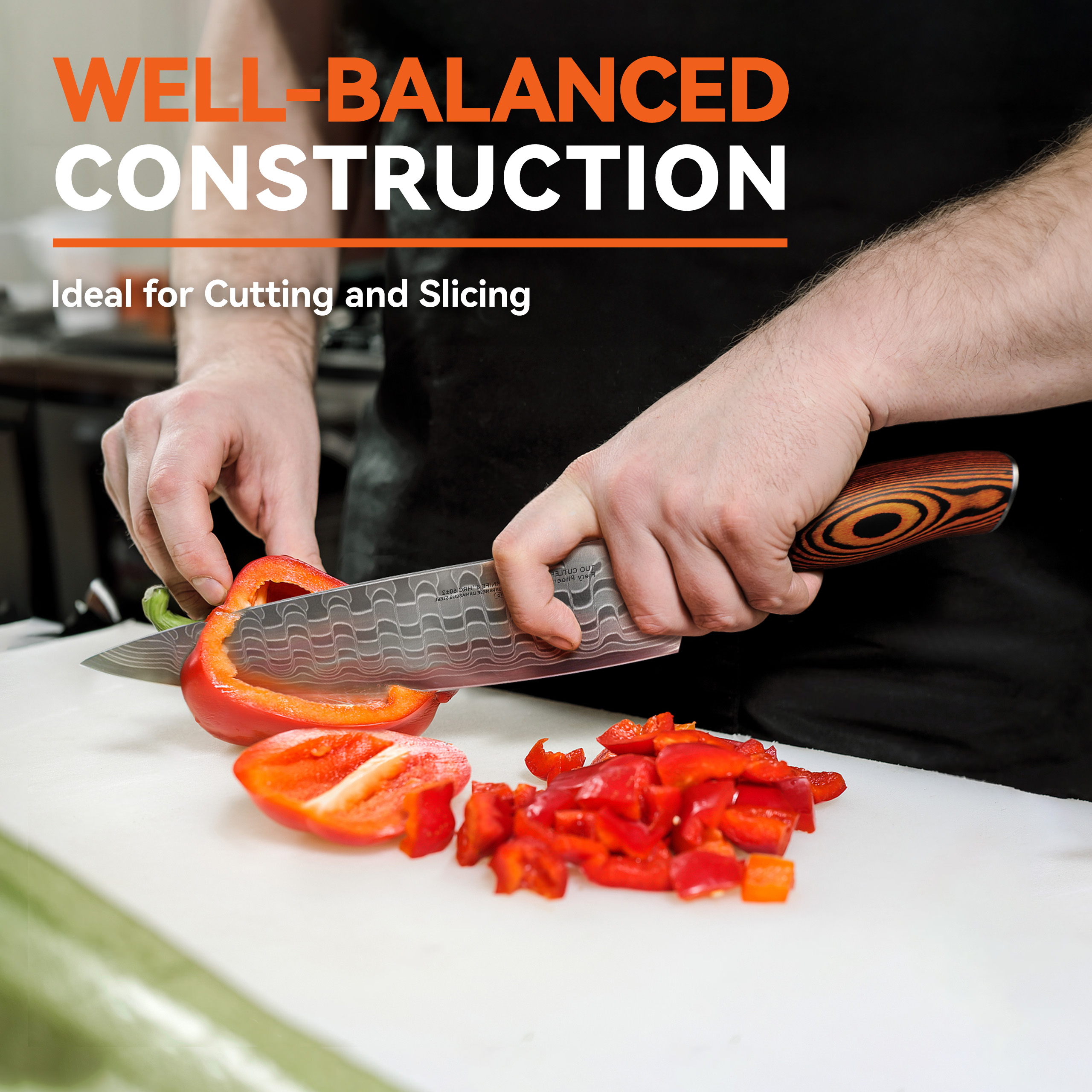 Fiery Phoenix  8" Chef Kinfe