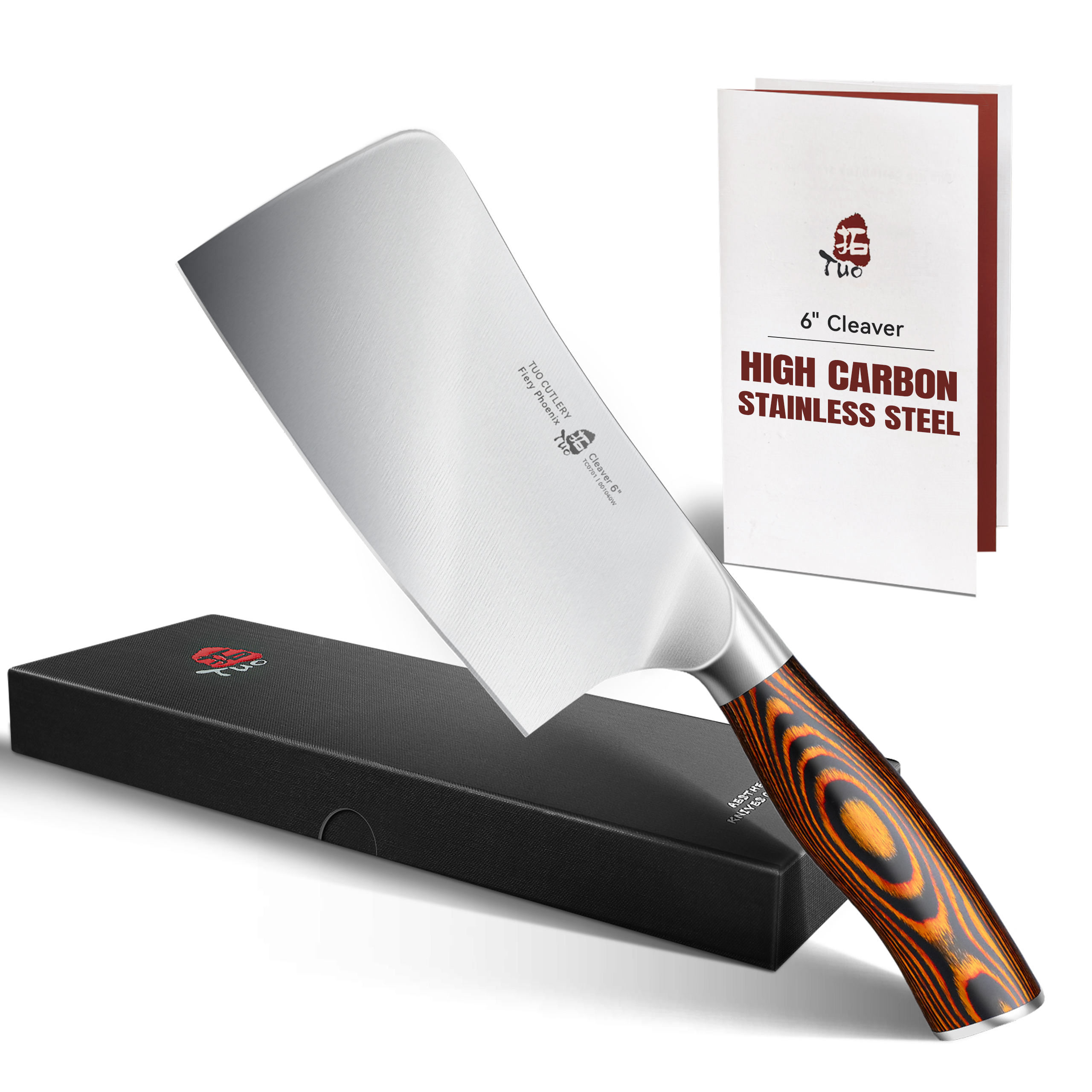 Fiery Phoenix 6" Cleaver Knife