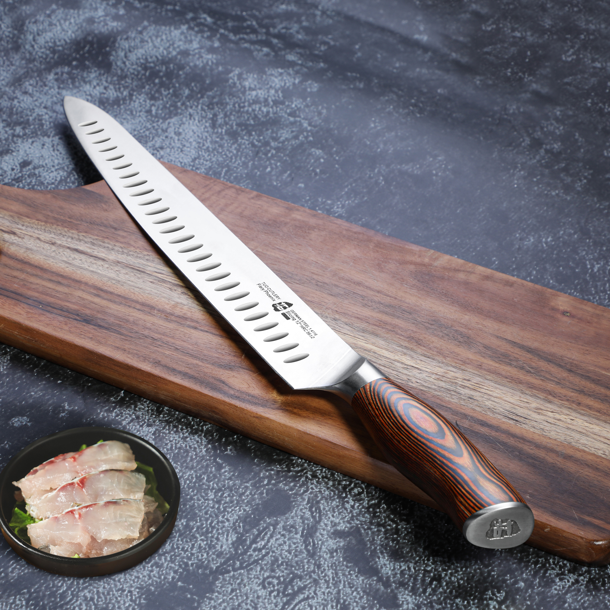 Fiery Phoenix 12" Slicing Knife-TUO Cutlery