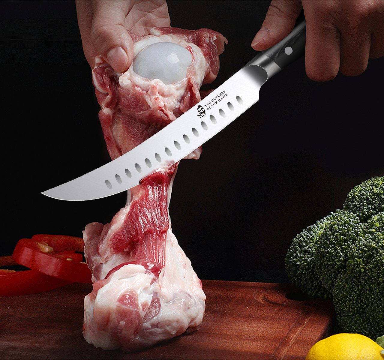 Black Hawk 8" Butcher Knife