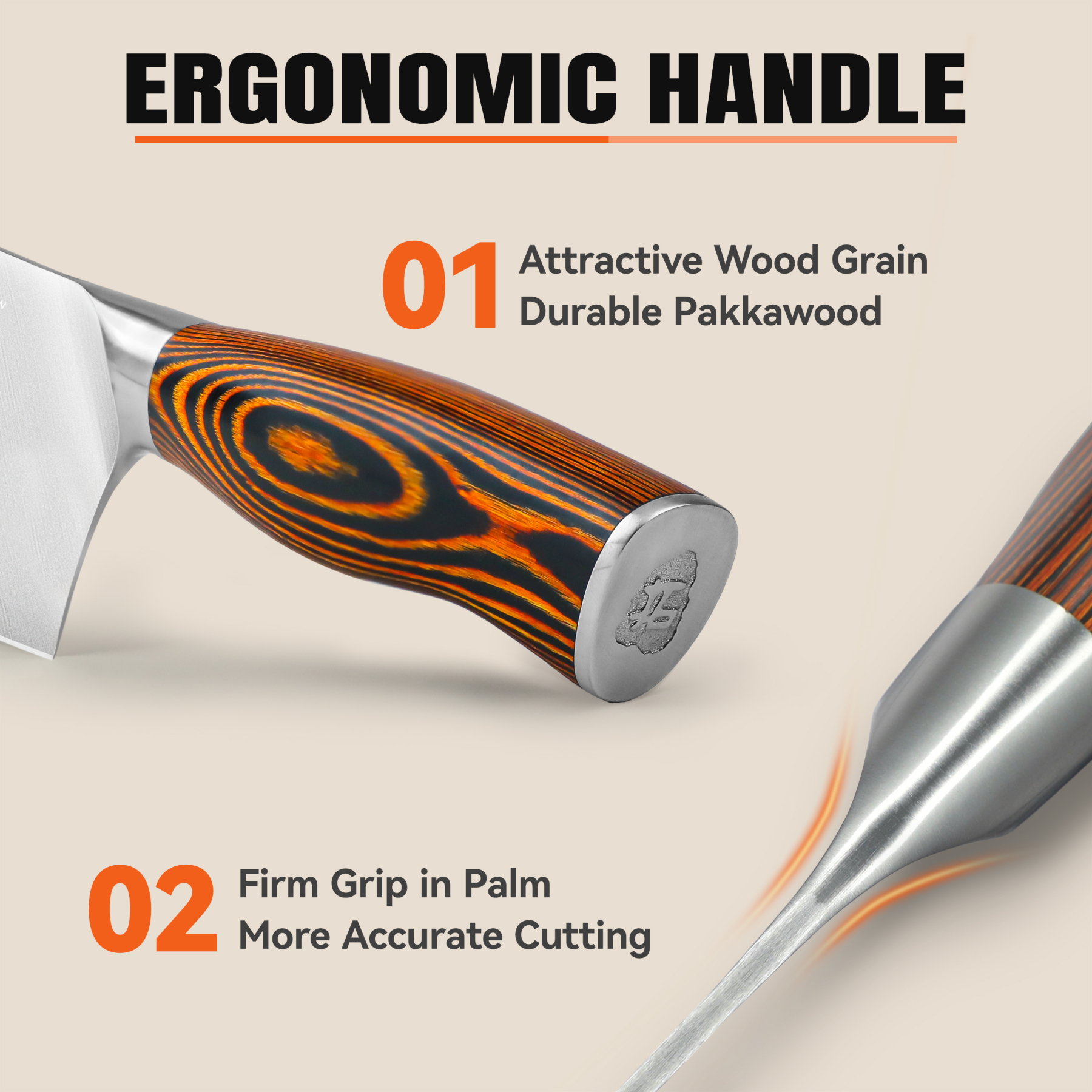 Fiery Phoenix 6" Cleaver Knife