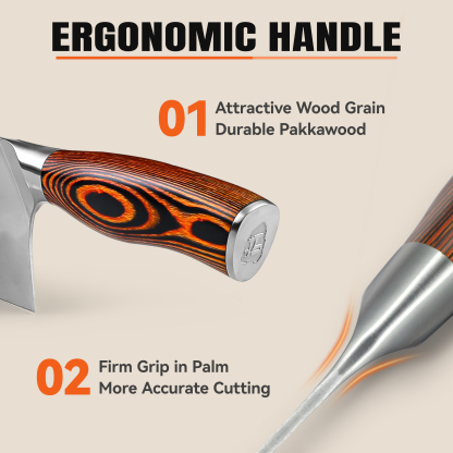 Fiery Phoenix 7" Cleaver Knife