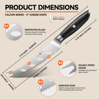Falcon 5" Cheese Knife