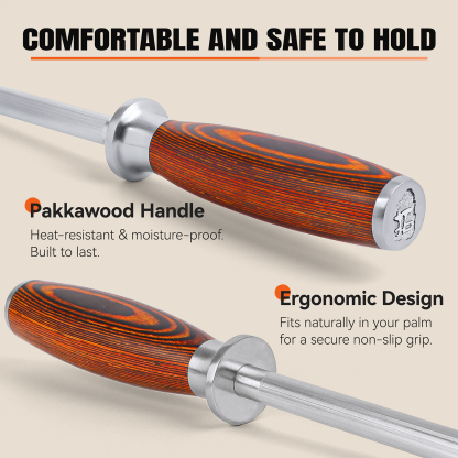 Fiery Phoenix 8" Sharpening Rod