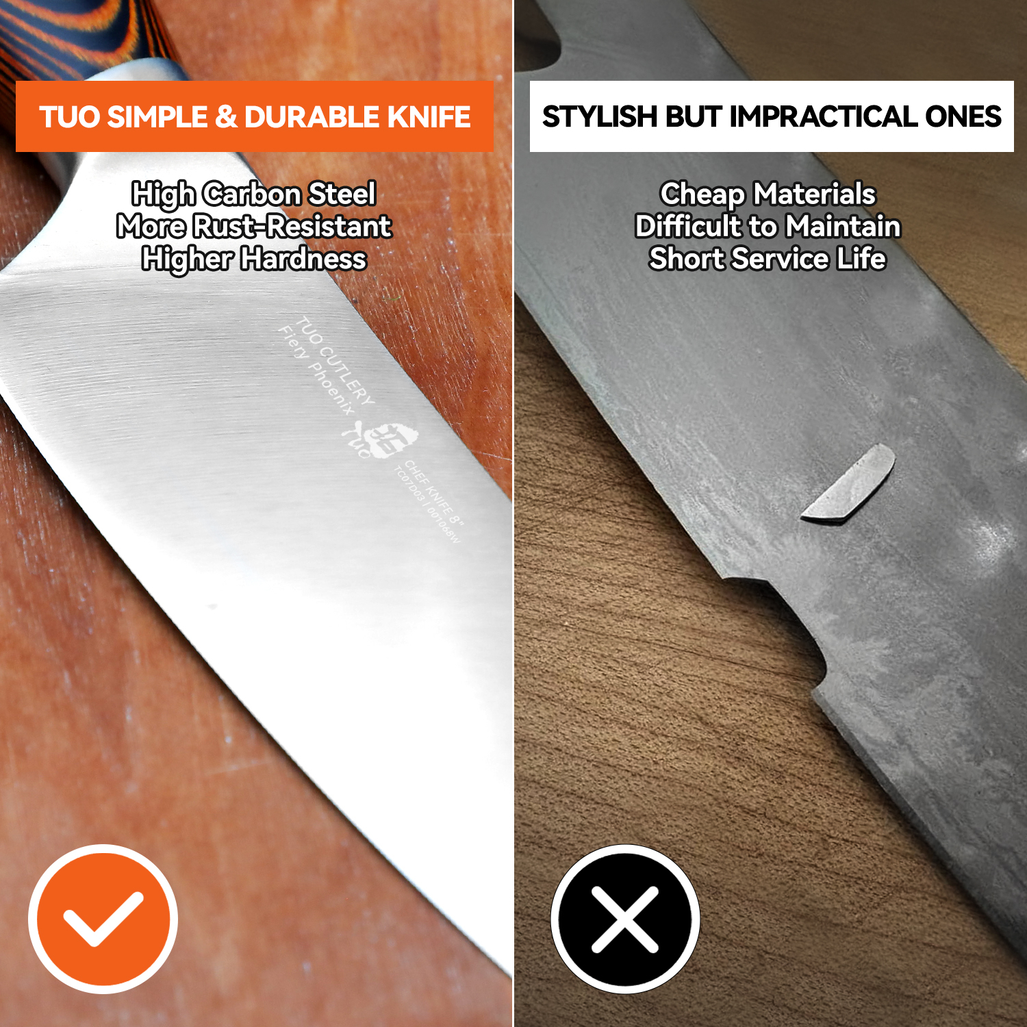 Fiery Phoenix 8" Chef Knife