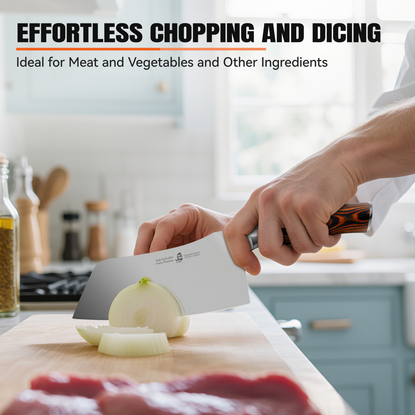 Fiery Phoenix 7" Cleaver Knife