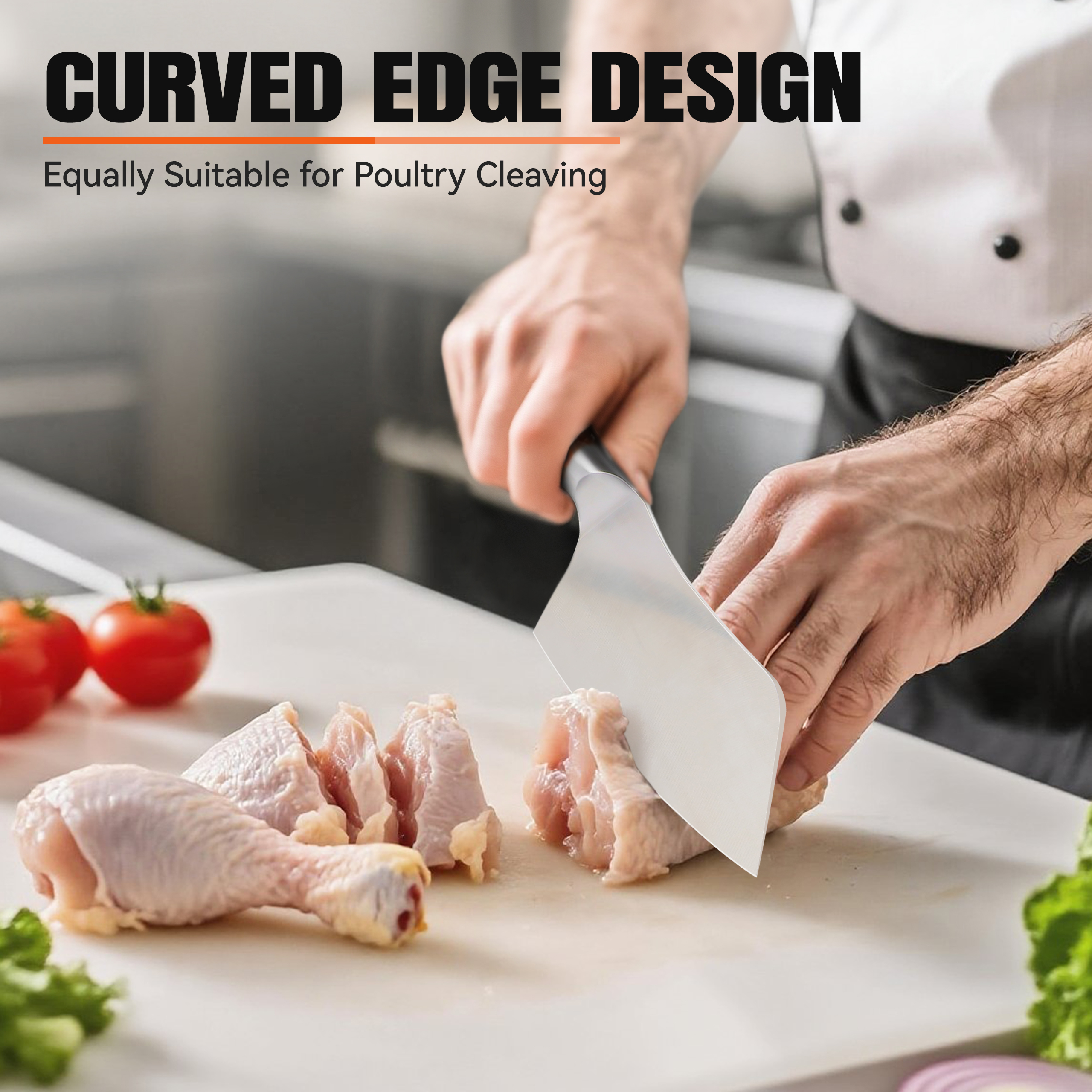 Fiery Phoenix 7" Cleaver Knife