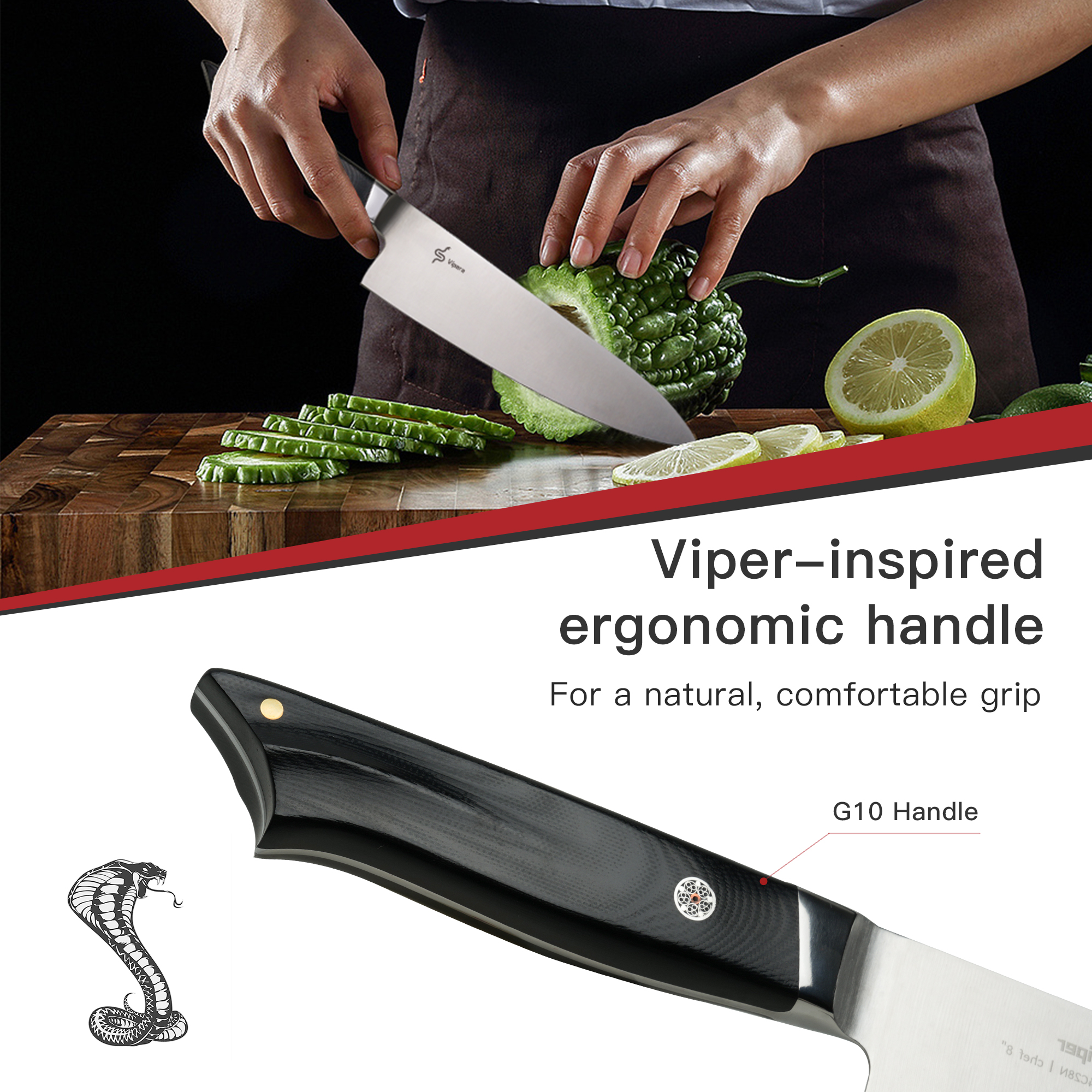 Viper 8" Chef Knife
