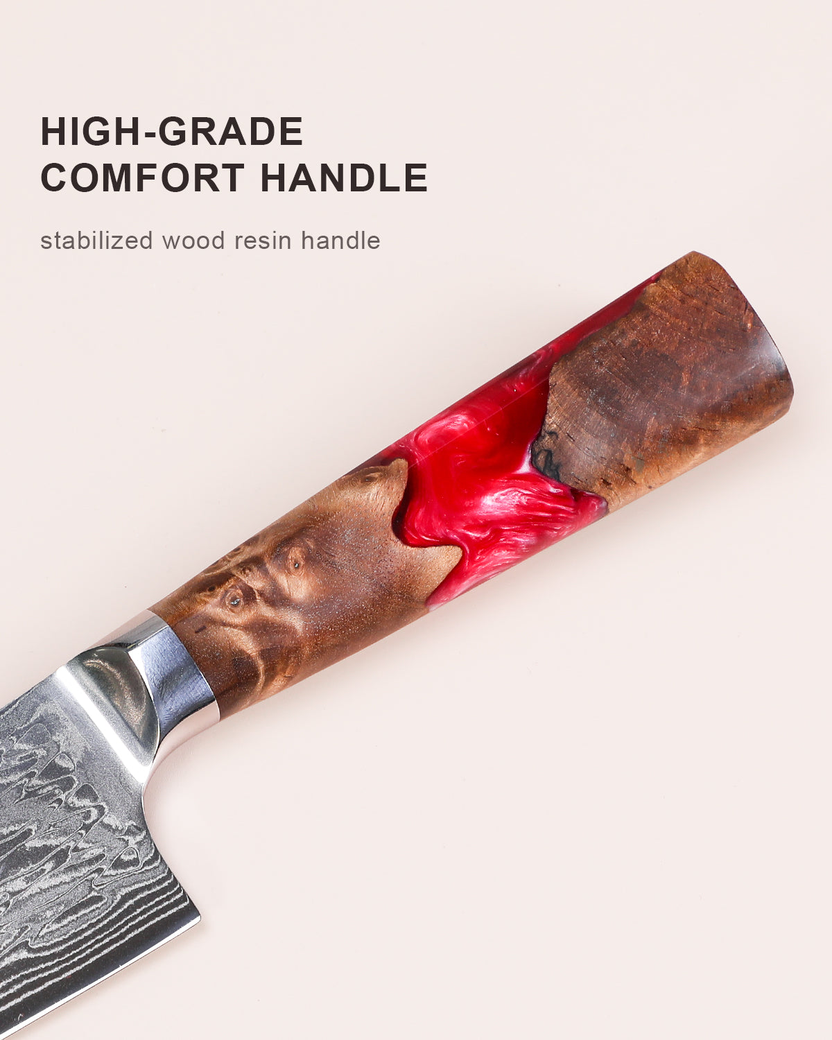 TC2303 TUO 7 inch Professional Janpaness Santoku Knife, 45-layers AUS-10 High Carbon, Gift Box for Family Restaurant, Linglong series-TUO Cutlery