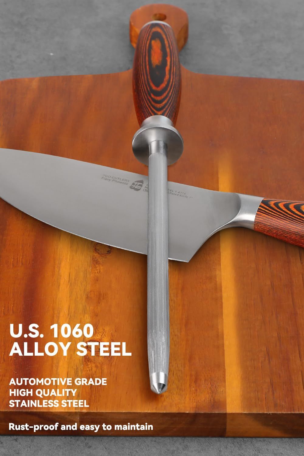 Fiery Phoenix 9" Sharpening Rod