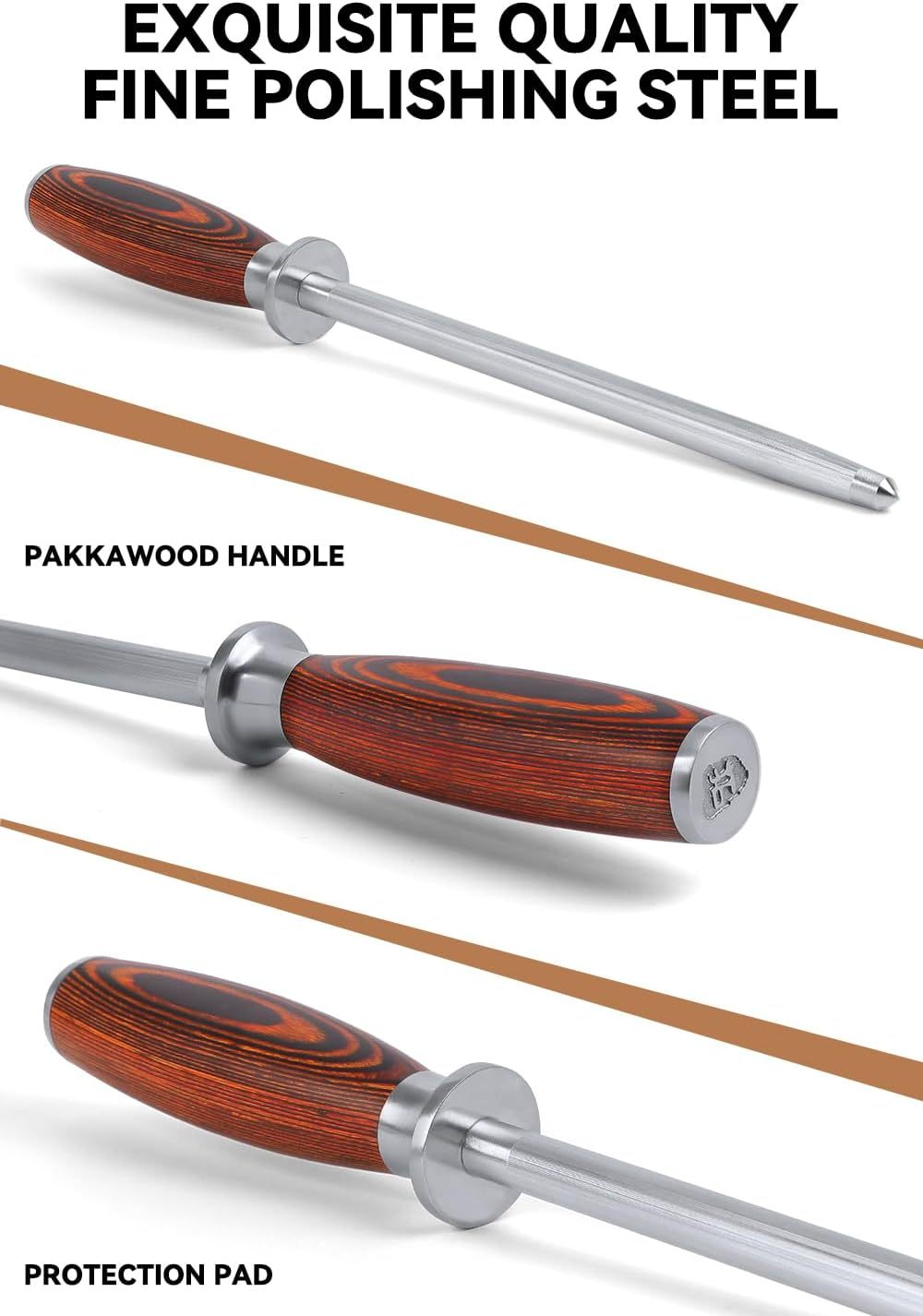Fiery Phoenix 9" Sharpening Rod