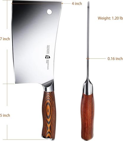 Fiery Phoenix 7" Meat Cleaver