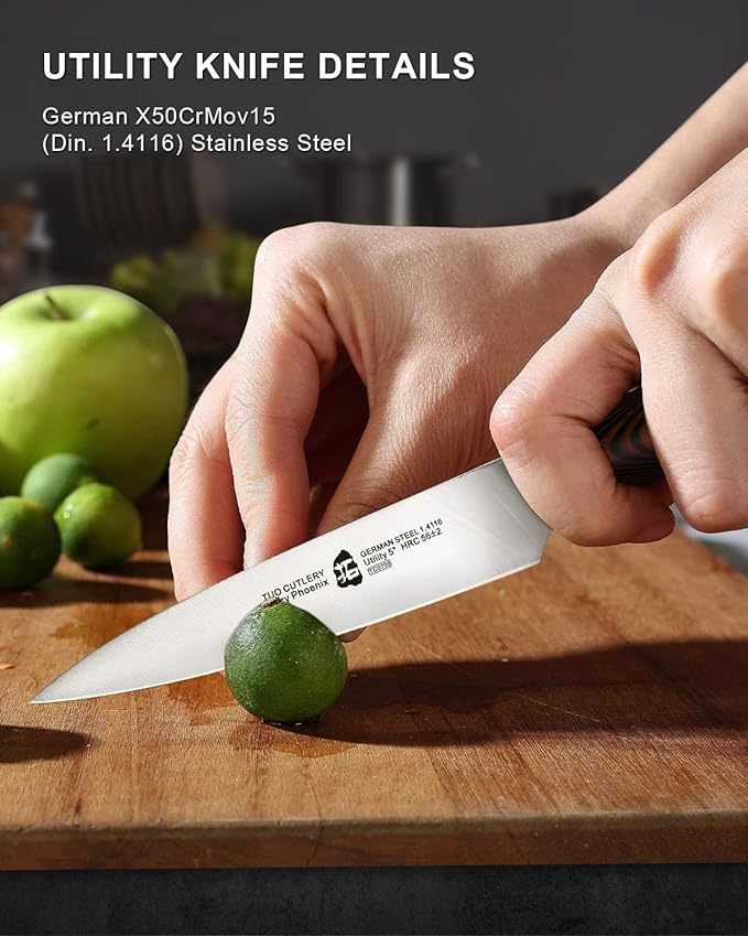 Fiery Phoenix 5" Utility Knife
