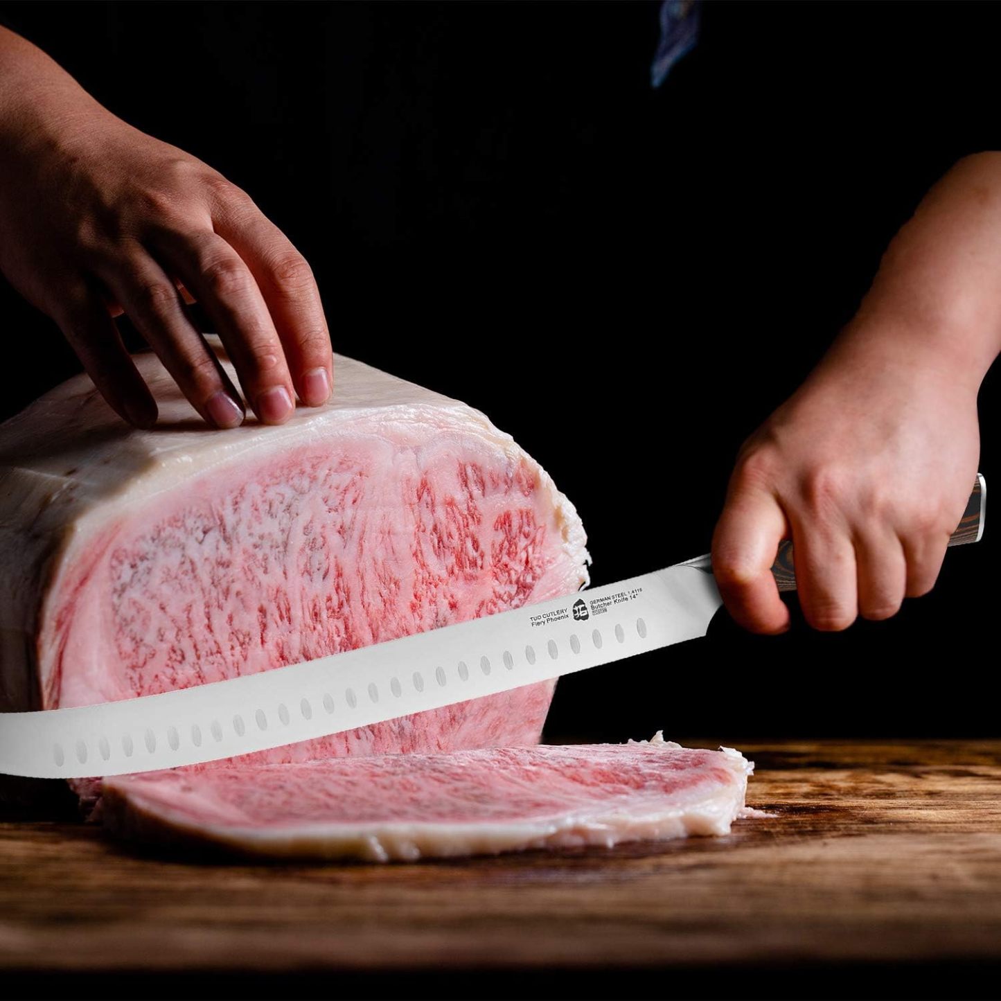 Fiery Phoenix 14" Butcher Knife