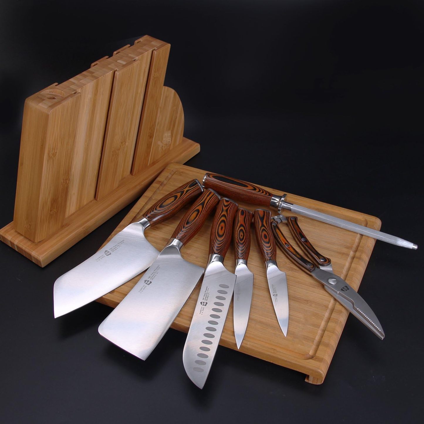 Fiery Phoenix Kinfe Block Set