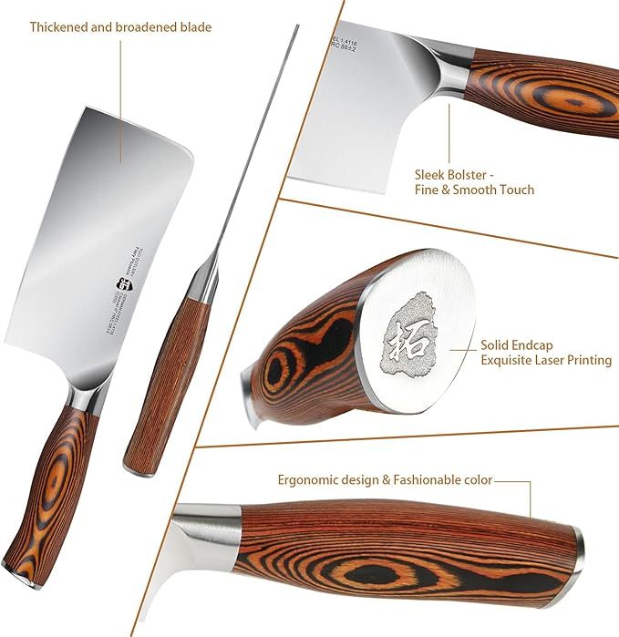 Fiery Phoenix 6" Cleaver Knife