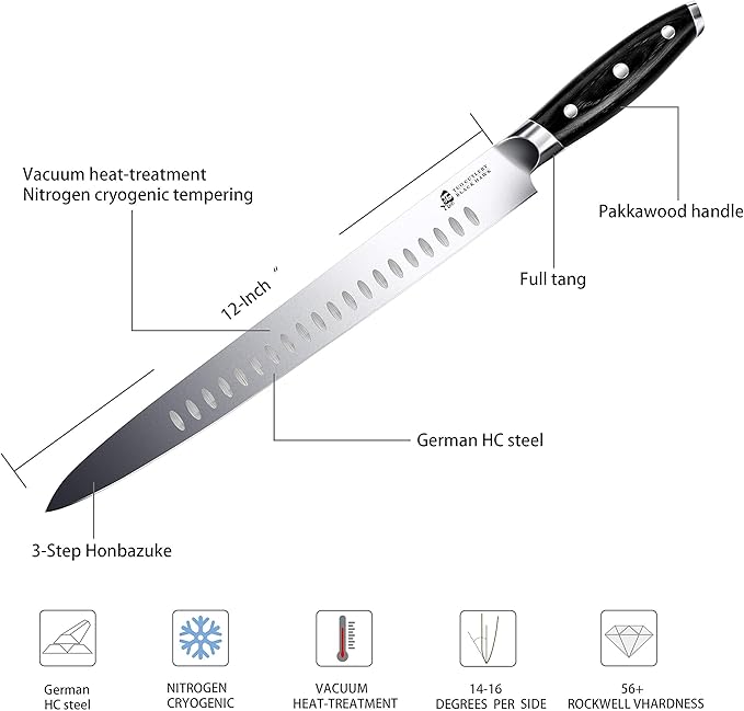 Black Hawk 12" Carving Knife
