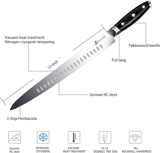 Black Hawk 12" Carving Knife