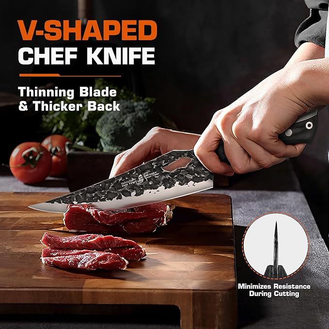 Hand Forged 8" Chef Knife