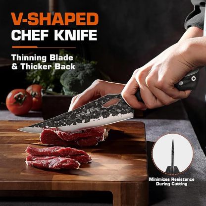 Hand Forged 8" Chef Knife
