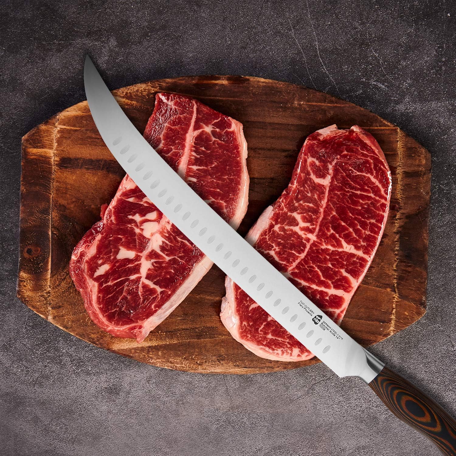 Fiery Phoenix 14" Butcher Knife