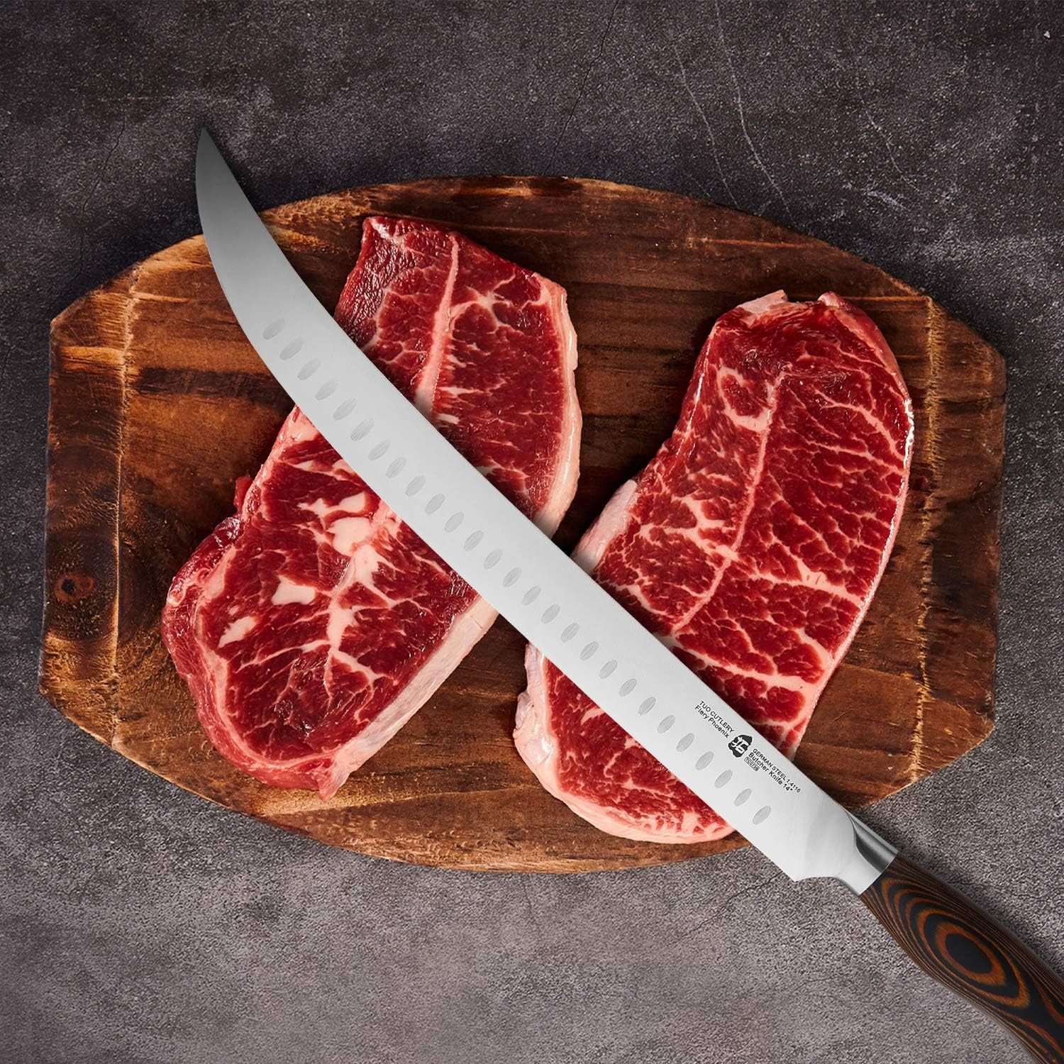 Fiery Phoenix 14" Butcher Knife