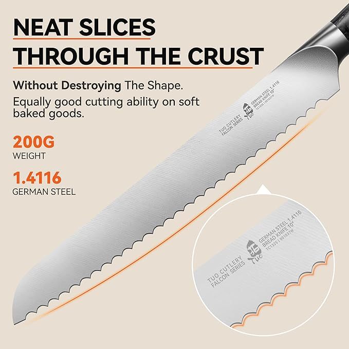 Falcon 10" Bread Knife