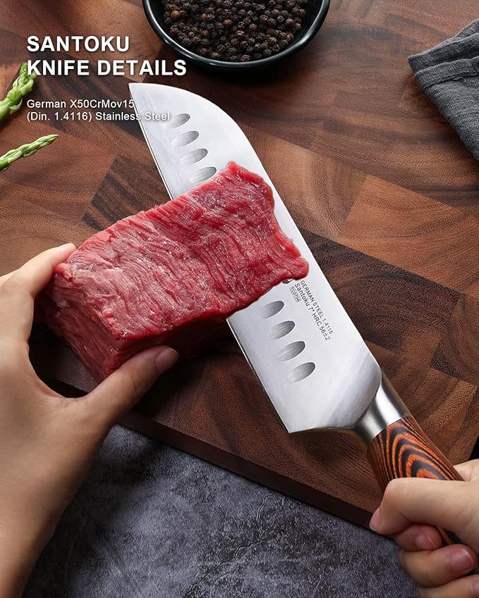 Fiery Phoenix 7" Santoku Knife