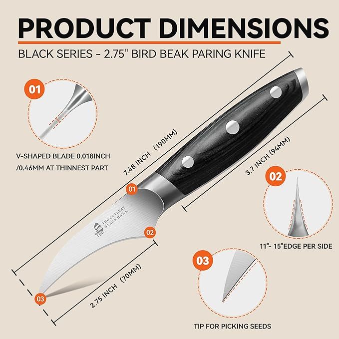 Black Hawk 2.75" Paring Knife
