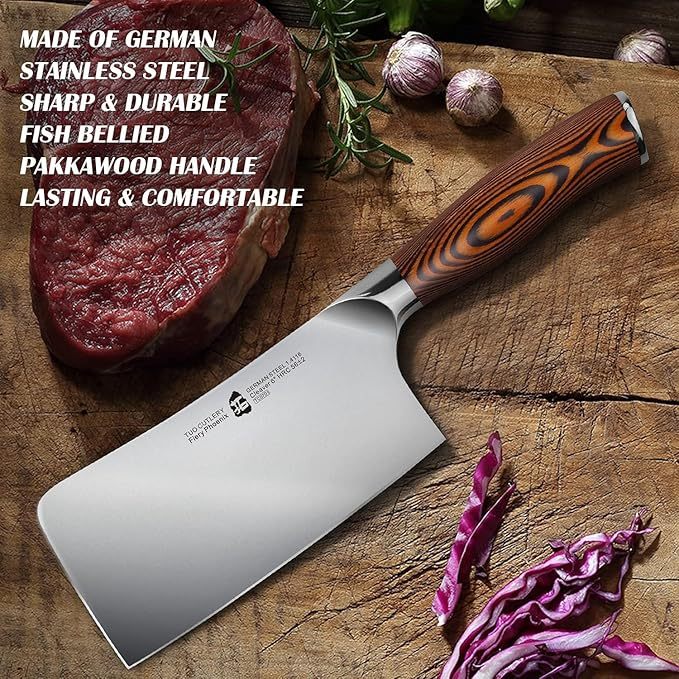 Fiery Phoenix 6" Cleaver Knife