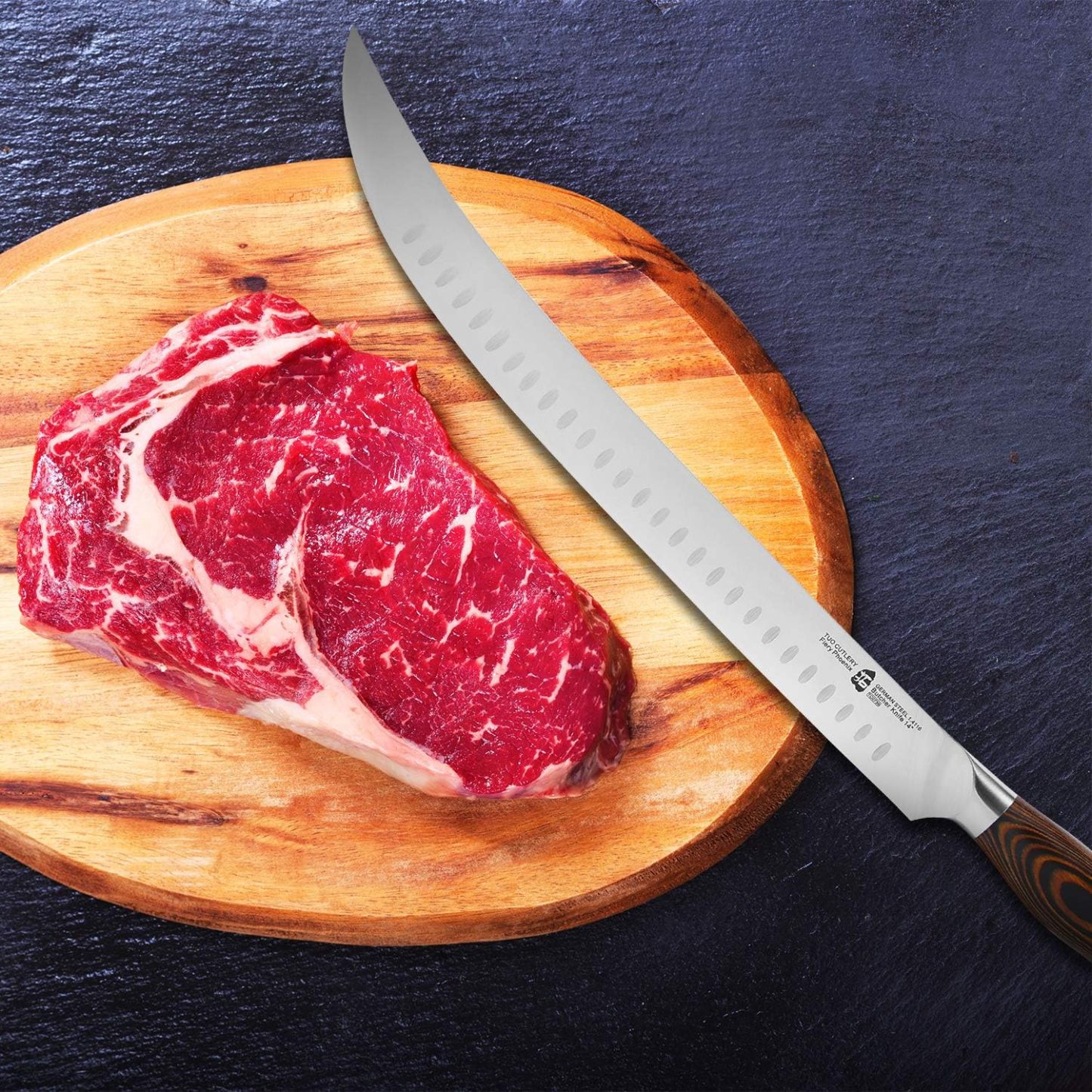 Fiery Phoenix 14" Butcher Knife
