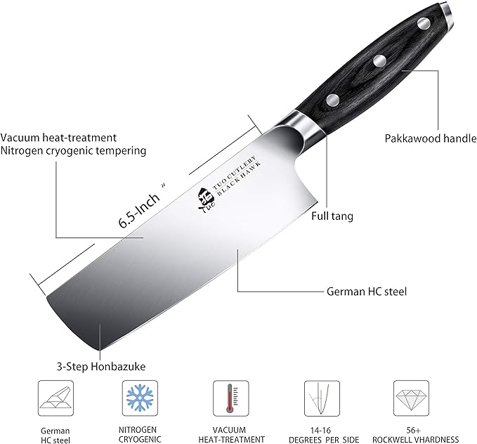 Black Hawk 6.5" Nakiri Knife