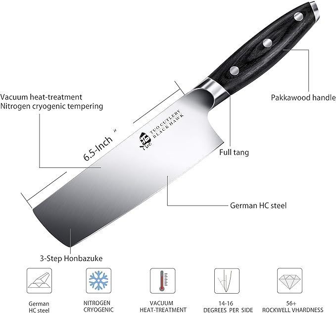 Black Hawk 6.5" Nakiri Knife