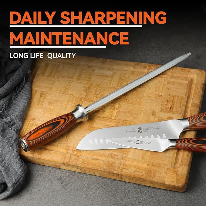 Fiery Phoenix 10" Sharpener Rod