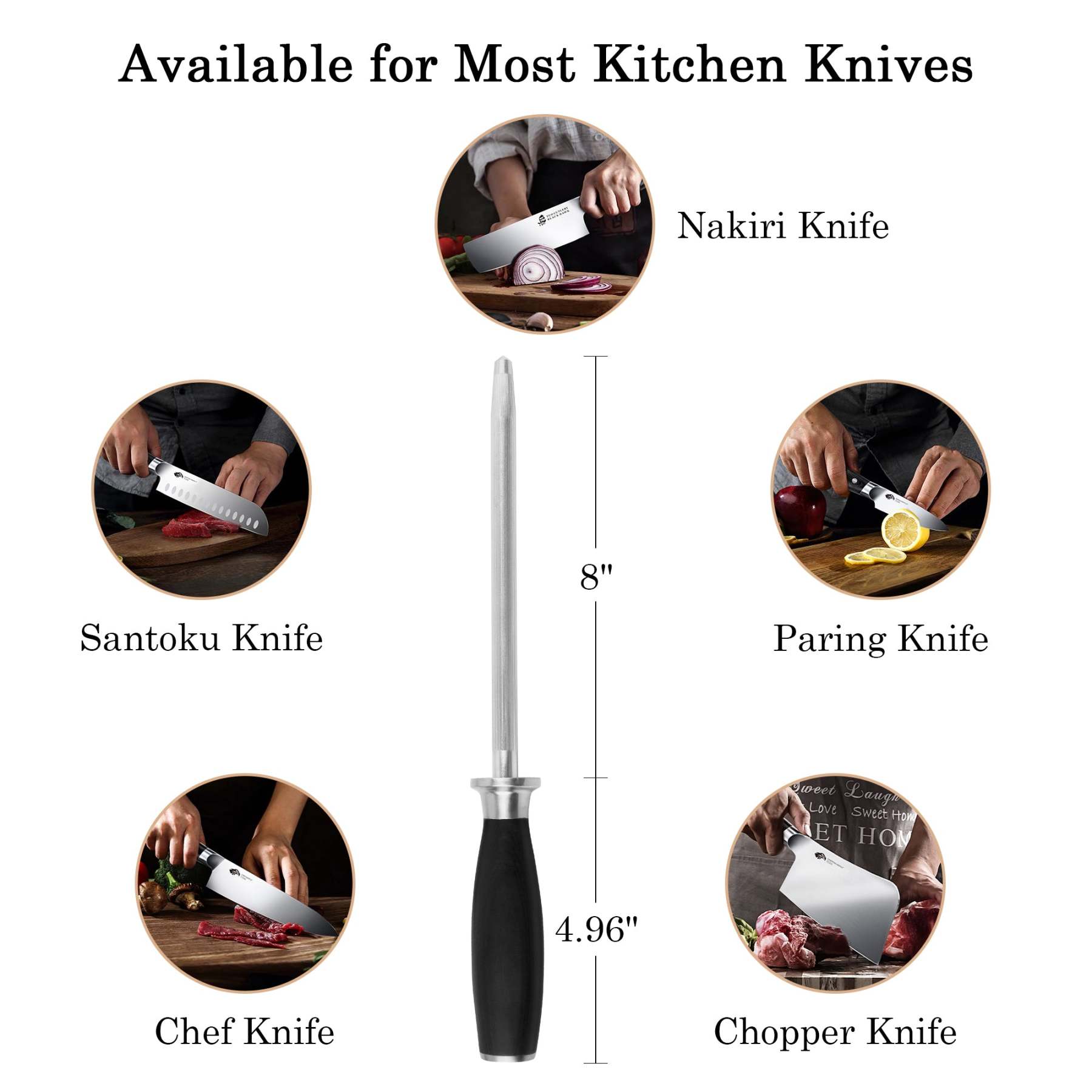 TCT1209 Honing Steel 8''-TUO Cutlery