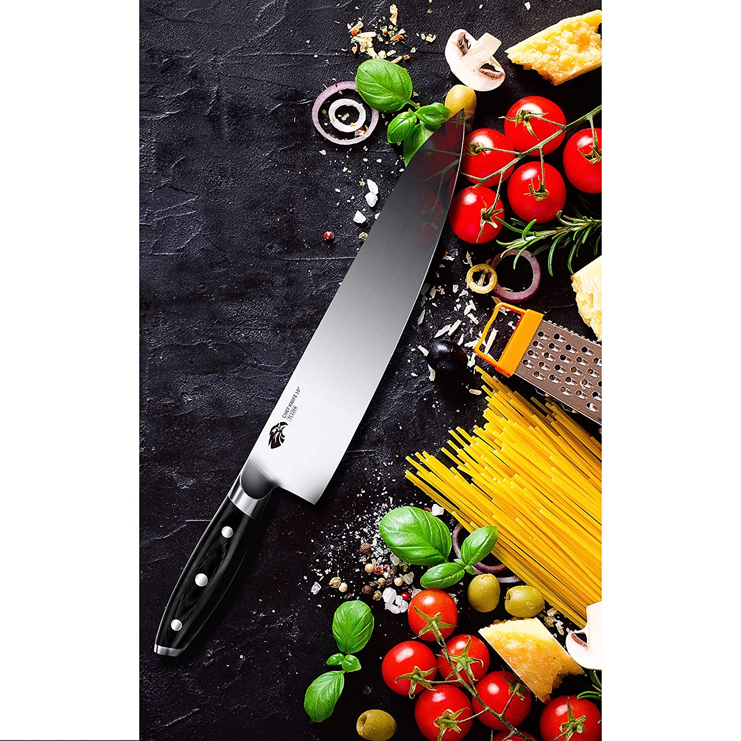 TCT1204 Chef 10"-Professional Cooking Knife - German HC Steel-TUO Cutlery