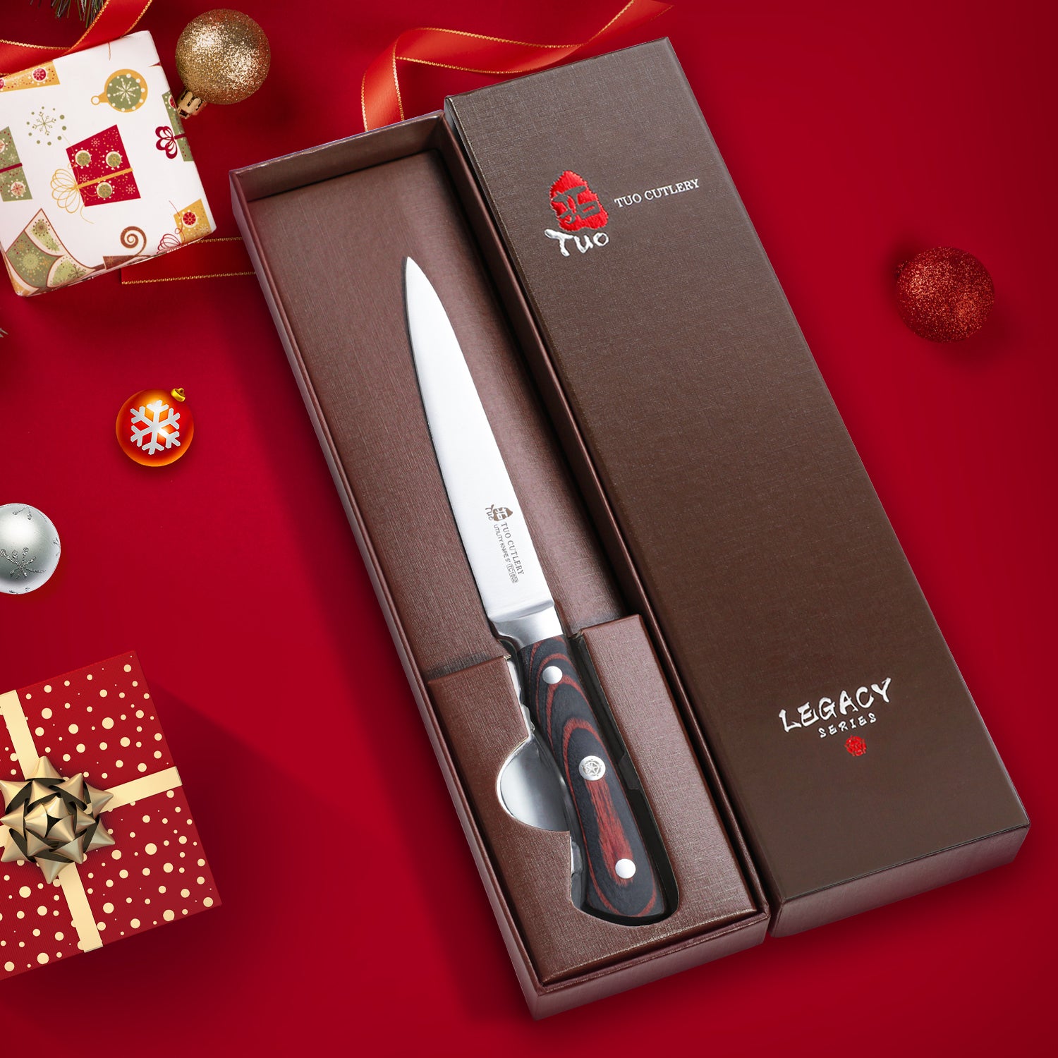 TC1802 Utility 5''-Small Kitchen Knife With German High Carbon Stainless Steel-TUO Cutlery