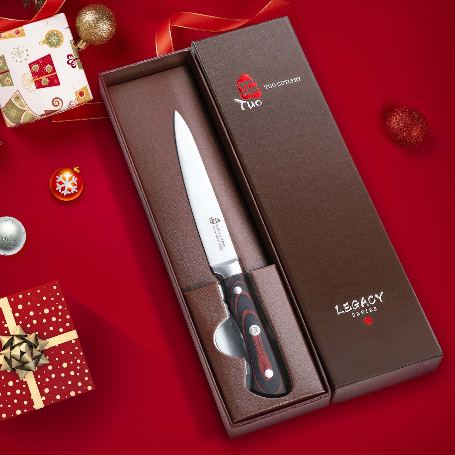 TC1802 Utility 5''-Small Kitchen Knife With German High Carbon Stainless Steel-TUO Cutlery