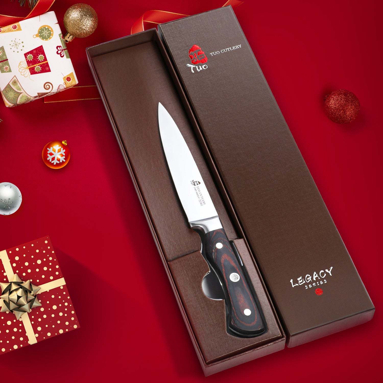 TC1803 Chef's 6''-Professional Kitchen Knife With German High Carbon Stainless Steel-TUO Cutlery