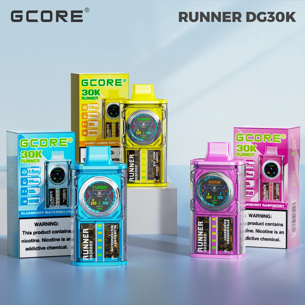 GCORE RUNNER DG30000 Puffs Disposable Smart Vape（Big Sales）