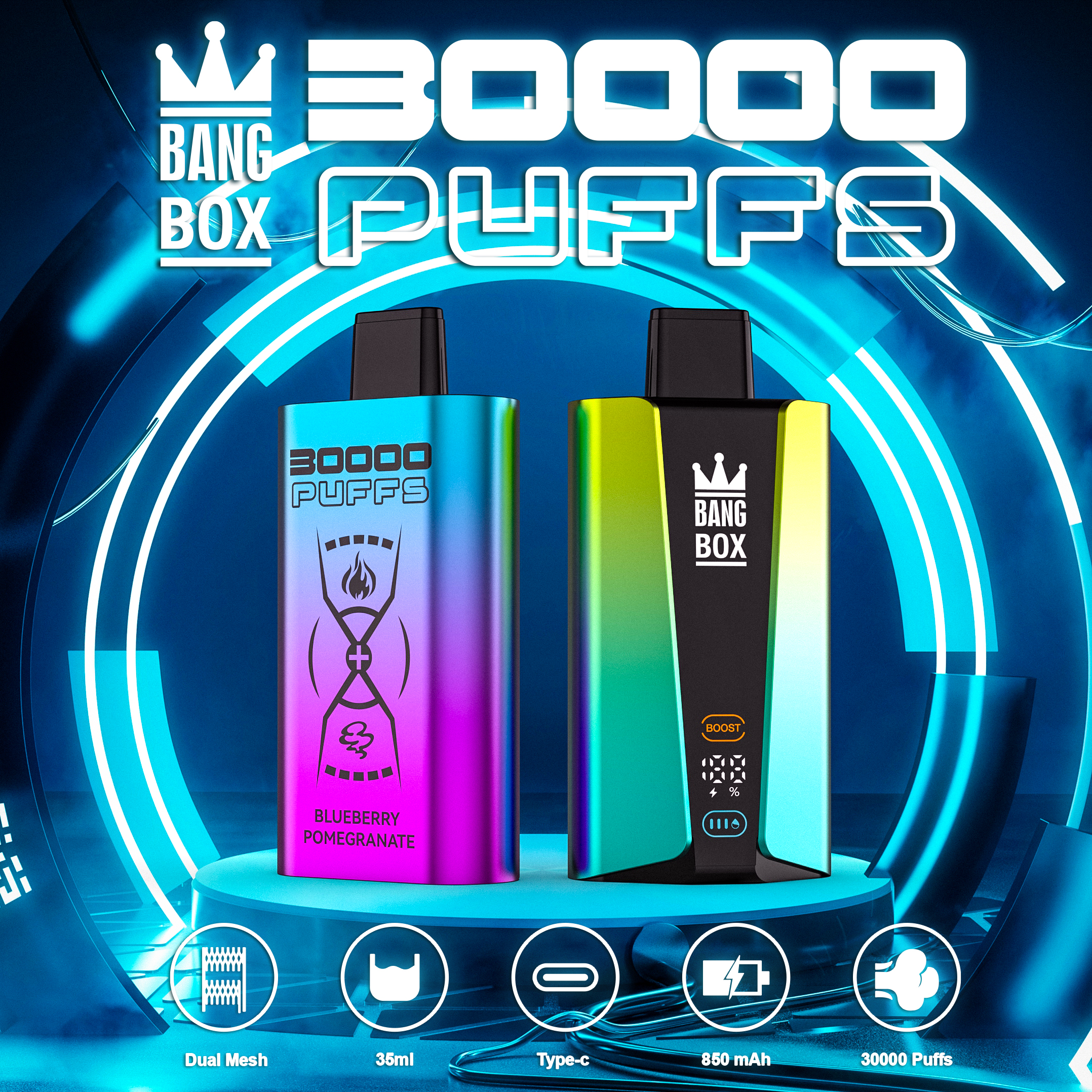 Bang Box 30000 Puffs Dual Mesh Disposable Vapes